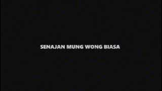 Kerjo sing semangat mboten pareng sambat Urip ning donyo kudu bakoh lan kuat Senadjan mong wong bias