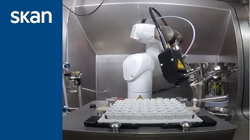 Aseptic Technologies robot inside a SKAN isolator