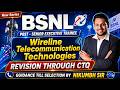 BSNL SET 2026 | Wireless Communication Technologies Revision Through CTQ