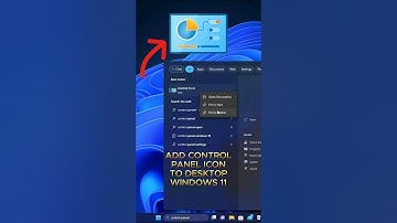 Add Control Panel Icon to Desktop - Windows 11