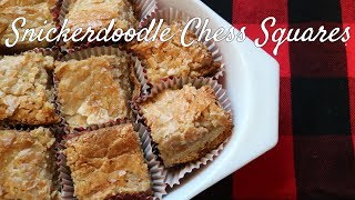 Snickerdoodle Chess Squares | 12 Days of Cookiemas
