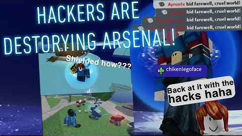 HACKERS ARE DESTROYING ARSENAL SERVERS NOW! | ROBLOX