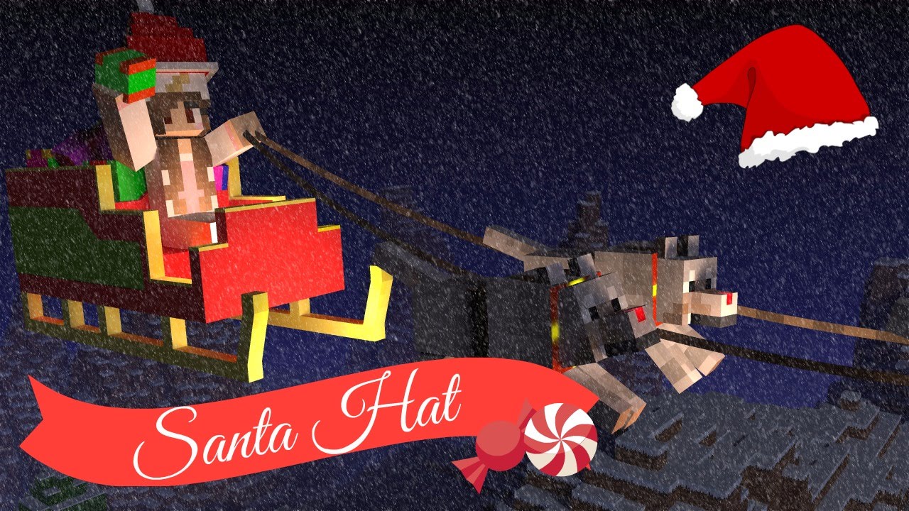 Minecraft Tutorial- HOW TO GET A SANTA HAT - YouTube