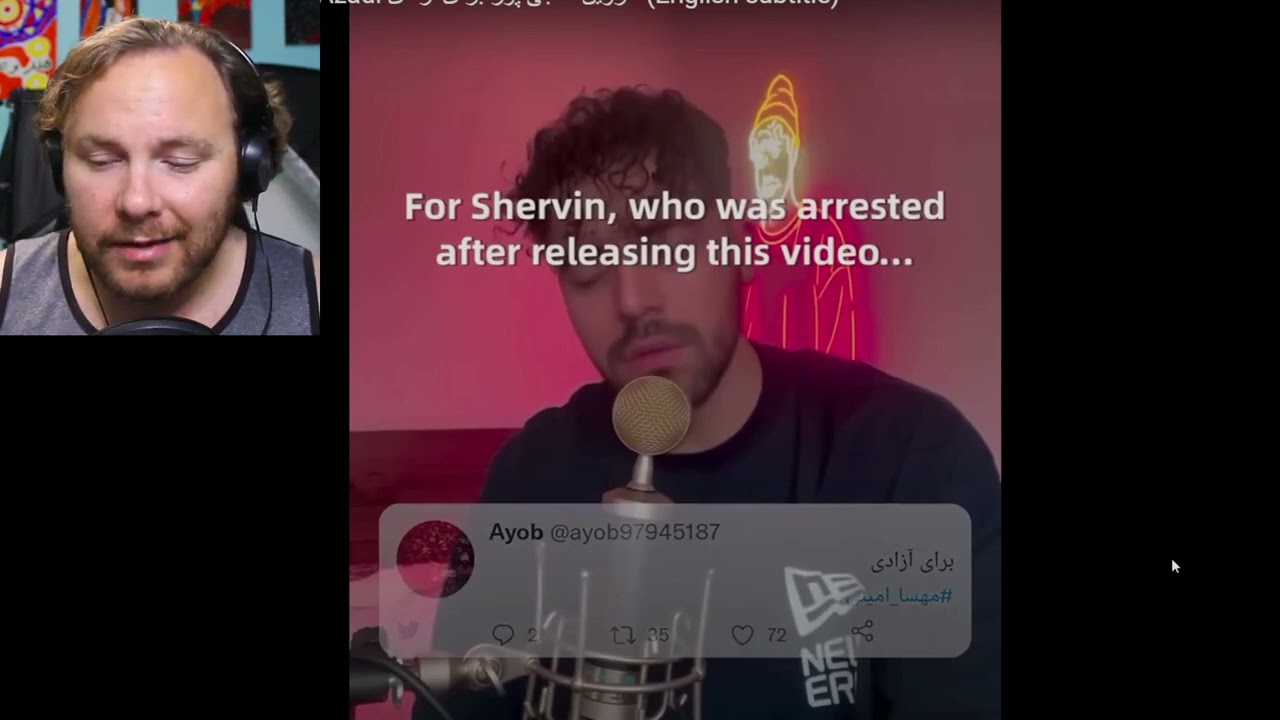 REACTION to Shervin Hajiaghapour – Baraye Azadi شروین حاجی پور برای آزادی (English subtitle)