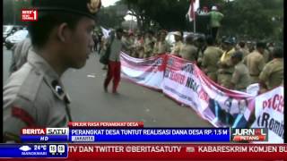 Ribuan Perangkat Desa Tagih Janji Jokowi