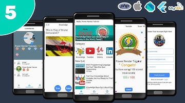 Build Online Quiz App using Flutter PHP and MySql - Create Function to Register #5