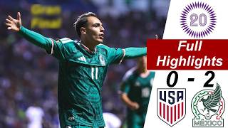 Mexico vs USA 2-0 | CONCACAF U20 Championship 2026 Full Highlights & All Goals ⚽️