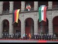 Visita de Estado de la Canciller Federal de Alemania, Angela Merkel: Ceremonia Oficial de Bienvenida