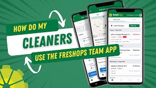 How do my cleaners use the freshOps Team App