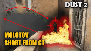 HOW TO MOLOTOV SHORT FROM CT (Dust 2)