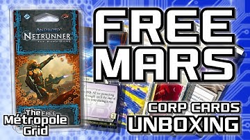 Netrunner Unboxing: Free Mars - Corporation Cards