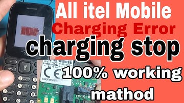 itel 2171 charging error solution | itel all mobile charging stop after some time 100% solution