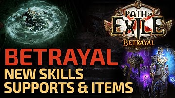 Path of Exile BETRAYAL - War & Dread Banners, Arctic Breath rework, new support gems AND MORE!