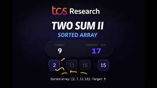 Two Sum II - Sorted Array Two Pointer Explained Visually | LeetCode 167 | AI/ML Interview Prep