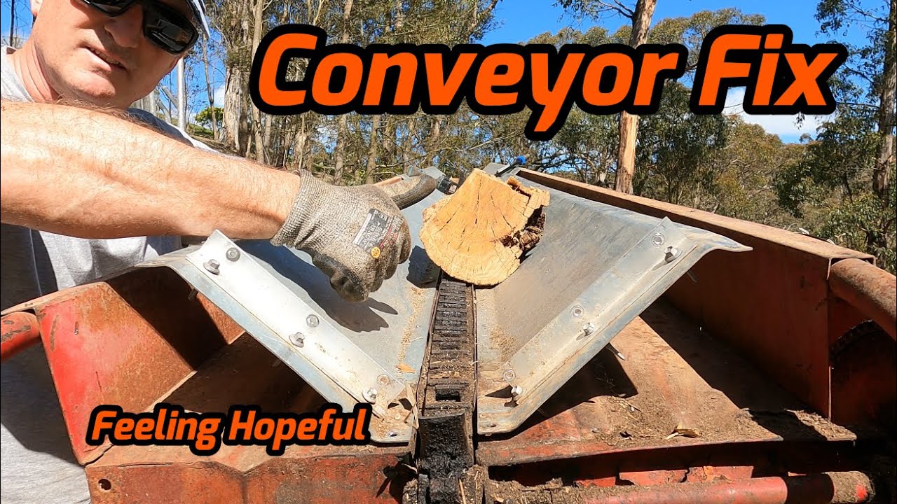 Ремонт конвейера. Вносим улучшения. Конвейер для сена и дров — 2025, №41