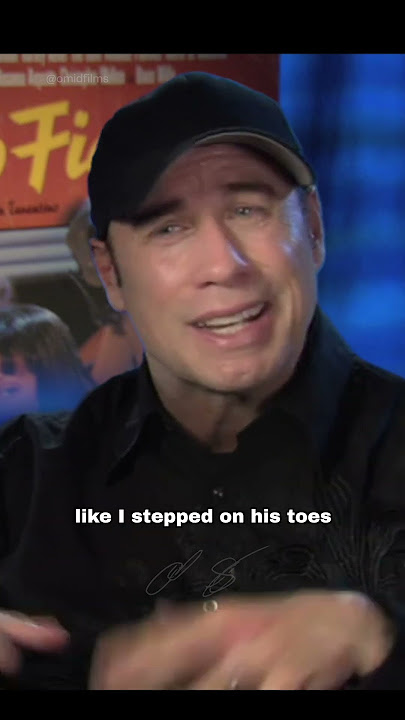 John Travolta improvised in Pulp Fiction - #shorts