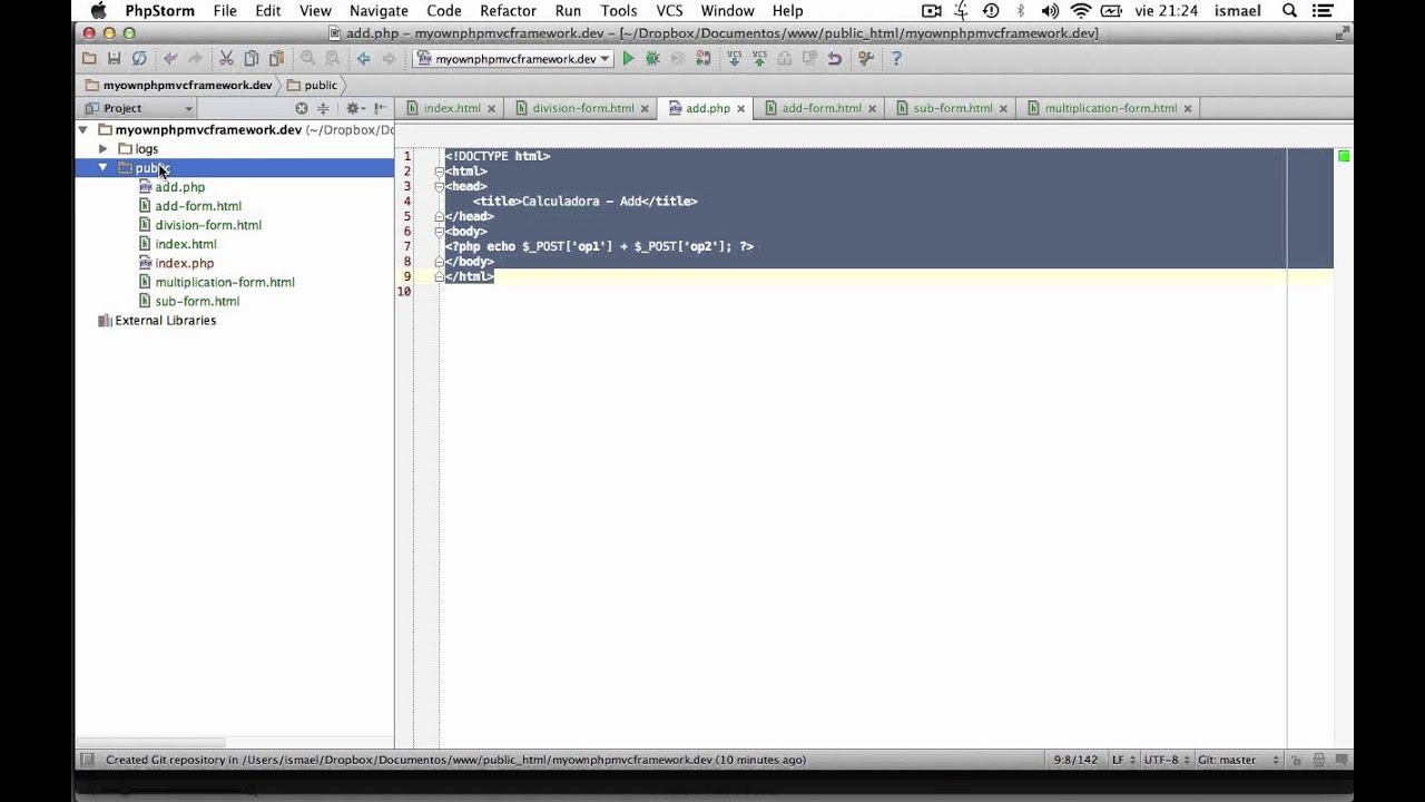 02 [PHP MVC Framework Español] Una aplicación NO MVC en PHP - YouTube
