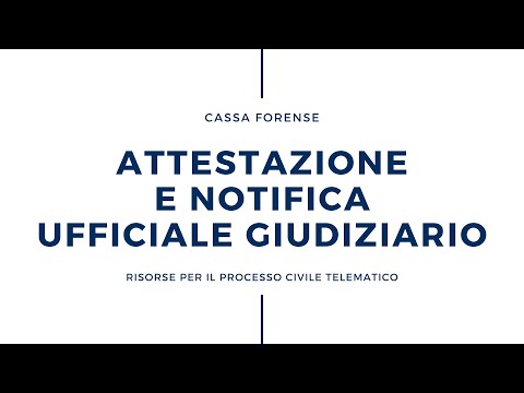 Video: Cosa fa un ufficiale giudiziario?