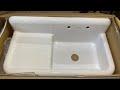 Whitehaus Fireclay Utility Sink 42” Unboxing | Better Than Cast Iron | GORGEOUS!