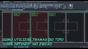 Como utilizar tramas do tipo "User Defined" no ZWCAD, Software CAD compatível com .DWG