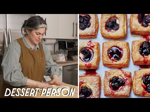 How To Make Blueberry Cream Cheese Danish With Claire Saffitz | Dessert Person