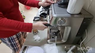 Breville Barista Express Espresso Machine SOP (Standard Operation Procedure) - 意式浓缩咖啡机操作流程