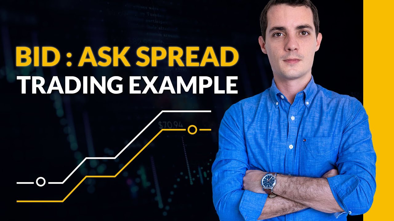 Bid Ask Spread trading example - YouTube