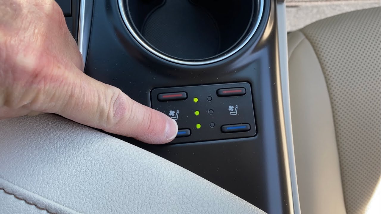 How to get Cooled Seats in 2020 Camry - YouTube