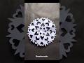Most Satisfying Paper Cut Flower Ever ✨🔥💯 #artofhandmade #handmade #diy #craft #creative