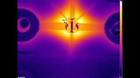 Fuse Blown Test recorded by Fotric Radiometric Thermal Video