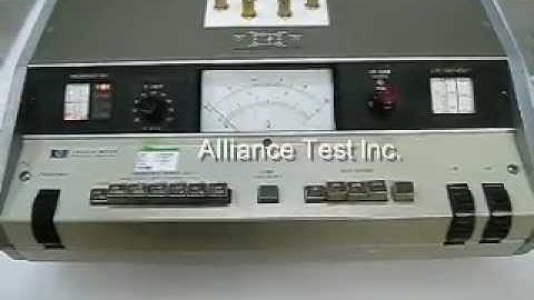 4342A, Agilent Q-Meter from Alliance Test!