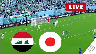 مباراة العراق و اليابان مباشر كأس آسيا iraq vs japan live | محاكاة لعبة فيديو بيس 2021