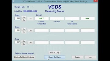 VCDS Measuring Blocks video
