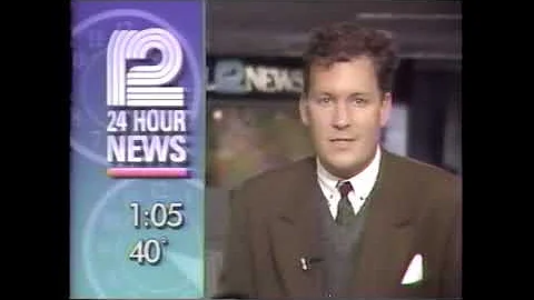 Channel 12 - WISN - Newsbreak and Telethon bumper - May 1992