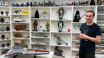 LEGO Display Upgrade FINISHED! Building the Star Wars Room!