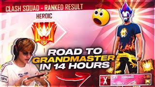 GrandMaster In 14 Hours !! Never Give Up !! #FreeFire #xmania