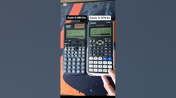 Casio fx991Cw vs Casio fx570ex ..  which is faster 😟 #casiocalculator #mathematics