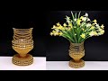 DIY Plastic Bottle Flower Vase Ideas | Best out of waste | Vas bunga dari botol plastik bekas minyak