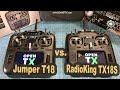 Jumper T18 vs  RadioKing TX18S Sender