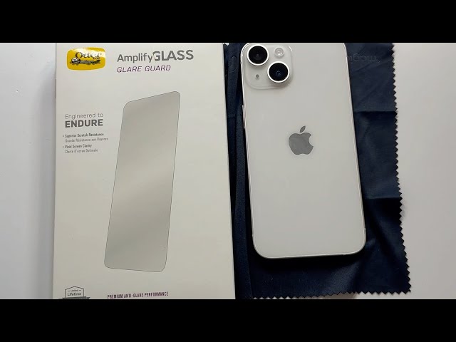 Apple OtterBox Amplify Glass Glare Guard for iPhone 15 Plus