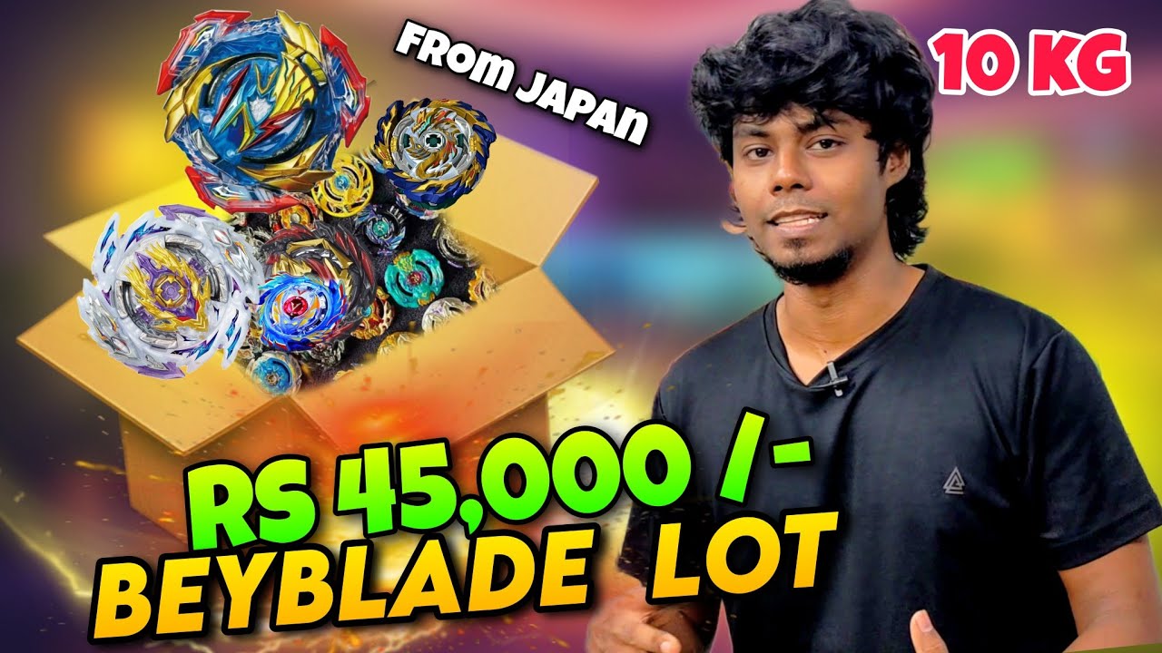 Распаковка лота Beyblade стоимостью 45000 рупий из Японии | pocket toon