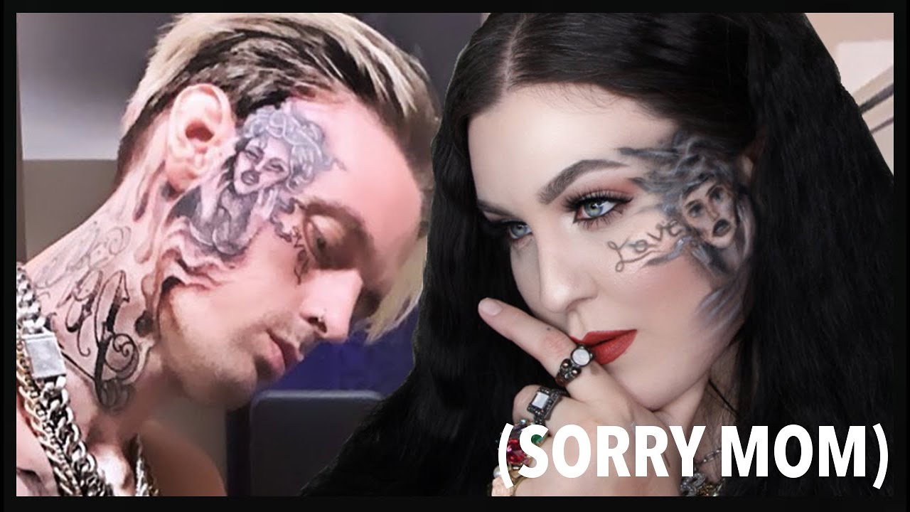 Aaron Carter Gets Giant Butterfly Face Tattoo in Honor of Late Sister