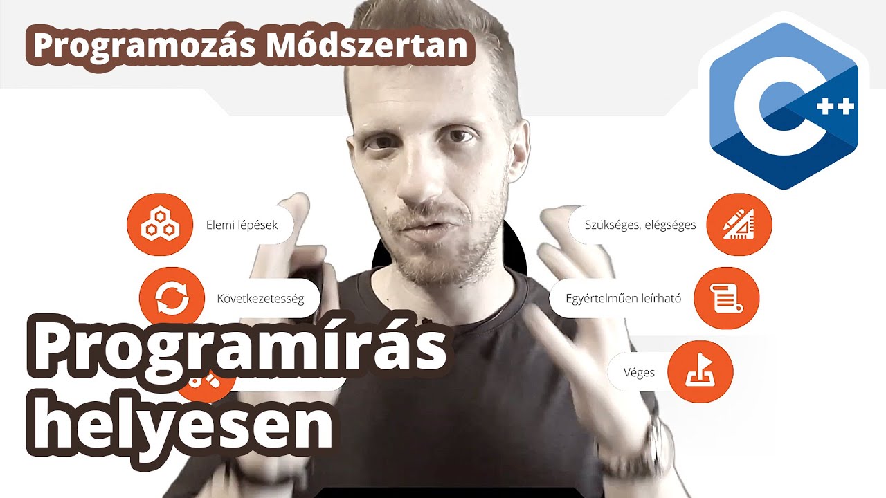 Programírás helyesen | Programozás Módszertan - távoktatás - YouTube