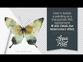 How to remove the paper background in digital watercolour paintings to save as a transparent PNG