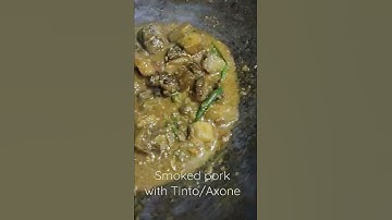 Simple smoked Pork recipe with Tinto/Axone fermented soy bean