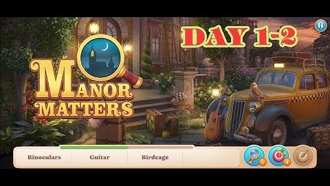 Manor Matters 🧭 the mystery of the compass area 1day 1-2