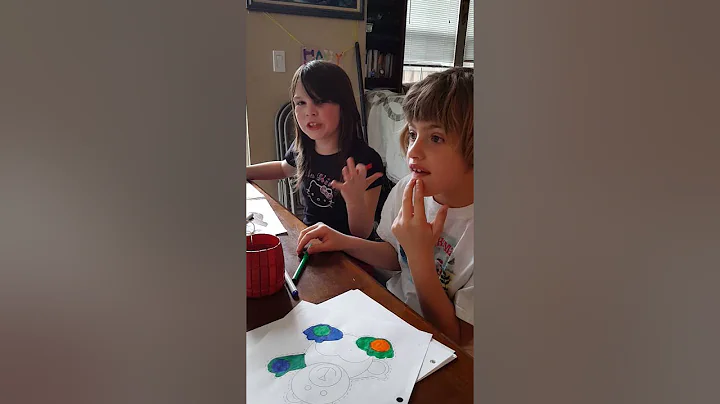 Lilly and Ari's coloring show