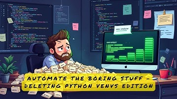 Automate the Boring Stuff - Deleting Python venvs Edition (037)