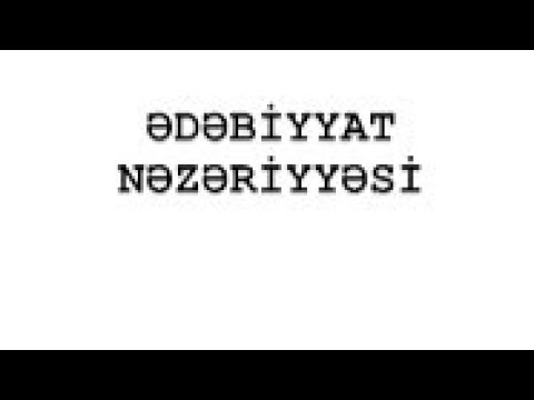 Ədəbiyyat nəzəriyyəsi. Qoşma,Gəraylı,Təcnis. Şifahi xalq ədəbiyyatı