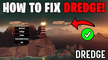 HOW TO FIX DREDGE NOT LAUNCHING STUCK AT BLACK SCREEN EPIC GAMES